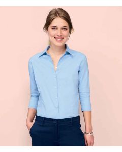 SOL'S Ladies Effect 3/4 Sleeve Fitted Shirt (17010)