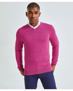 ASQUITH&FOX Men's Cotton Blend V-Neck Sweater (AQ042)