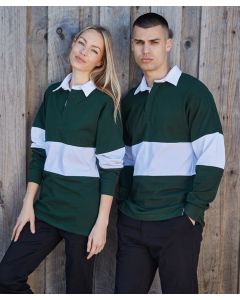 FRONT ROW Panelled Rugby Shirt (FR07M)