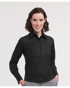 RUSSELL Women's Long Sleeve Ultimate Non-Iron Shirt (J956F)