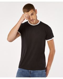 KUSTOM KIT Fashion Fit Ringer T-Shirt (KK508)