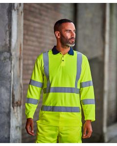 PRO RTX High Visibility Long Sleeve Polo (RX715)